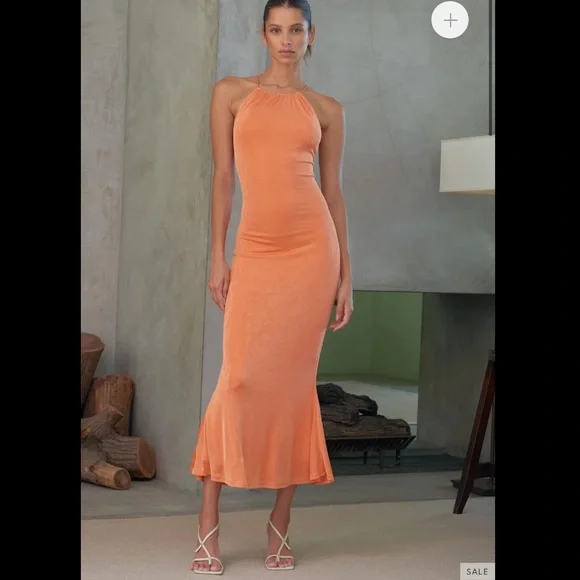 slim fit dress slacks Lyla Drawstring Dress | Coral and Gold | Harla